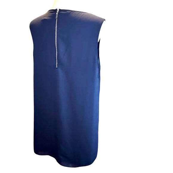 Navy Sleeveless Blouse Sz XS - Picture 9 of 12